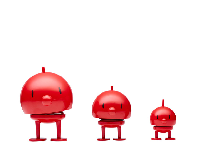 Hoptimist Bumble M Red figurka dekoracyjna do domu biura prezent