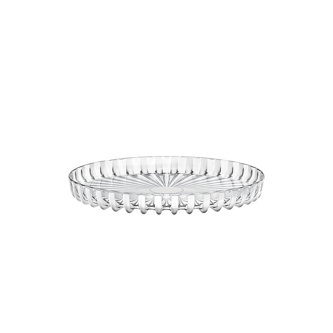 okrągłe tacki do serwowania 31 cm perłowa - Guzzini