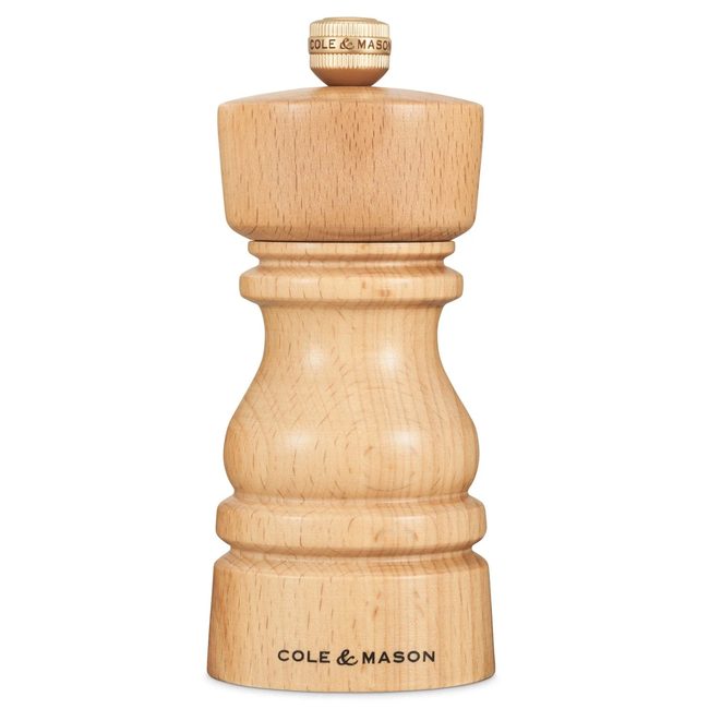 Młynek do soli London natural beech 13 cm - Cole&mason