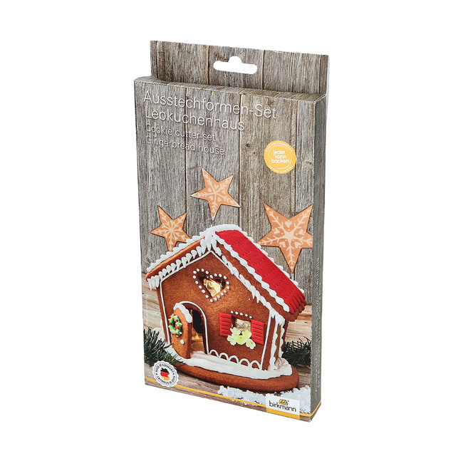 Foremki do pierniczków 6 szt. Domek z Piernika - Birkmann