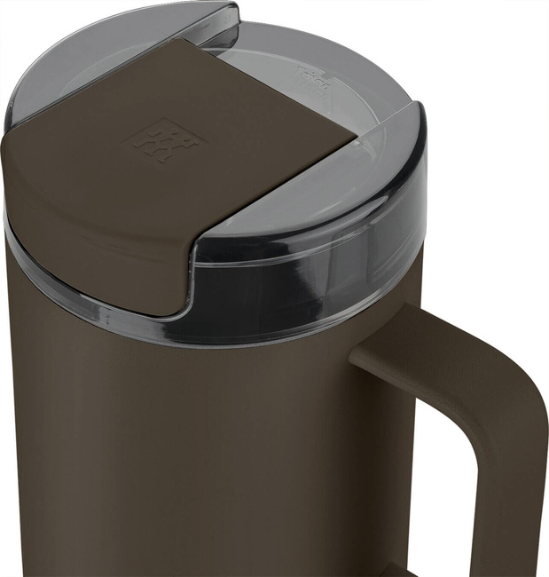 Thermo Plus Kubek termiczny z uchwytem - 380ml, brązowy - Zwilling