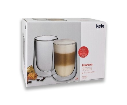 Zestaw Szklanek Do Latte Macchiato2el.Fontana - Kela