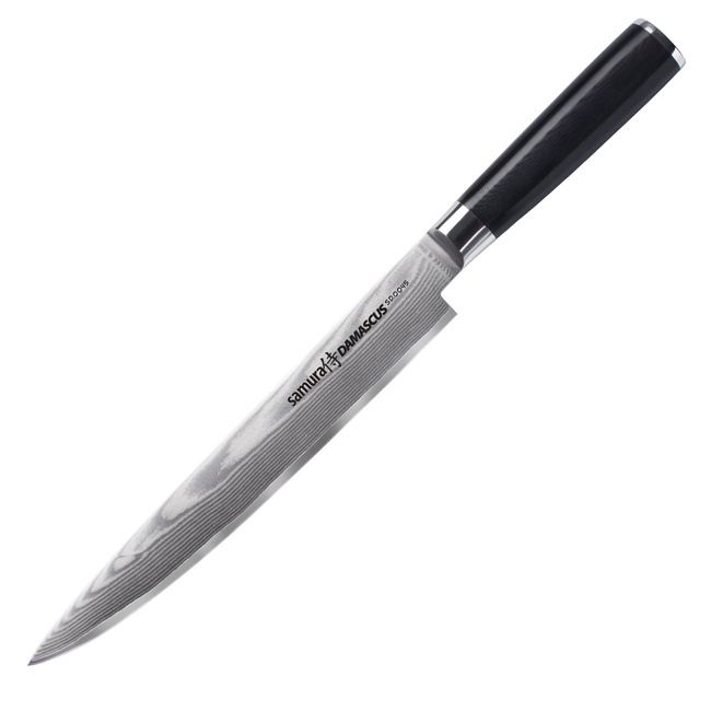 Samura Damascus Slicing Knife 230mm - High-quality Japanese Steel Chef's Knife
