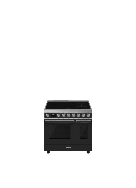 Smeg - Kuchnia wolnostojąca Portofino Cpf92 Ima Antracytowy