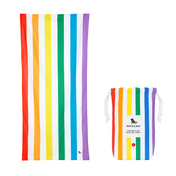 Ręcznik plażowy, Szybkoschnący - Rainbow skies L 160x90cm - Dock & Bay