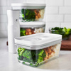 Zwilling Fresh & Save Szklany Pojemnik Prostokątny 0.35 Ltr, Szary