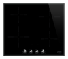 Smeg - Płyta indukcyjna, 60 cm, Classica Classica Si364bm Czarne szkło ceramiczne (pokrętła Classica)