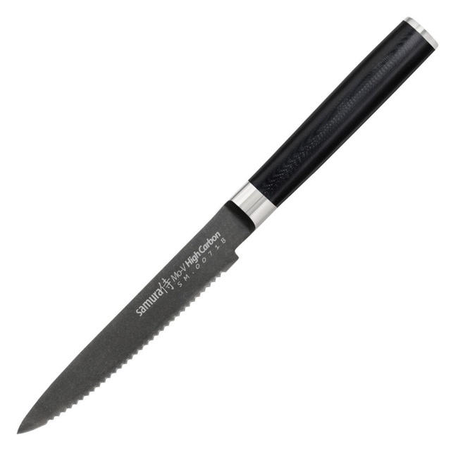 Nóż do pomidorów Samura MO-V Stonewash SM-0071B, ostrze 12 cm