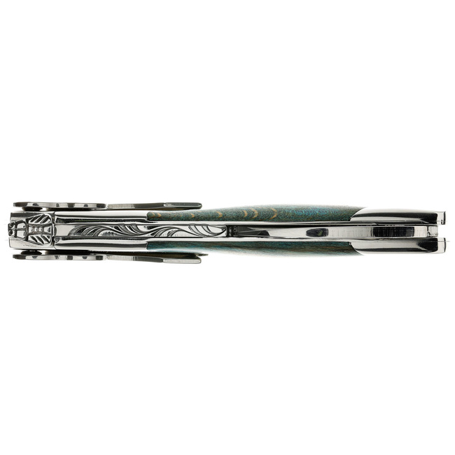 Korkociąg Château Laguiole z linii Grand Cru - Drewno Bukowe Barwione Na Niebiesko