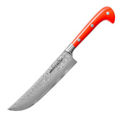 Samura Sultan Nóż Uniwersalny, Ostrze 16.4 Cm, Stal Aus10/Damasceńska, Rękojeść G10 Czerwony