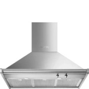 Smeg - Okap Kuchenny Classica Kd90Hxe Stal Nierdzewna (Chromowane Pokrętła)