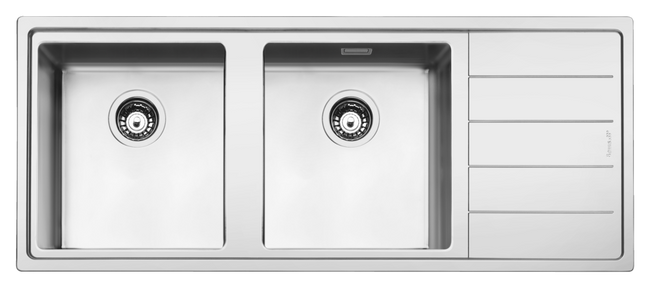 Smeg - Zlewozmywak Ze Stali Nierdzewnej Mira Lft116d Stal Nierdzewna.