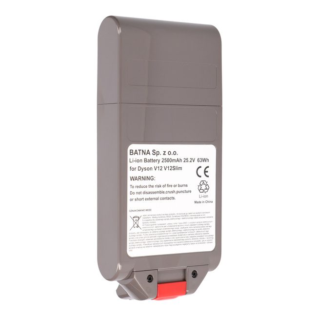 Extralink | Bateria, akumulator do odkurzacza, zamiennik dla Dyson V12 | 25.2v 2500mah