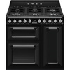 Smeg - Kuchnia Wolnost., 90cm, Victoria, Czarny Victoria Tr93Bl Czarny.