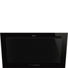 Smeg - Okap kuchenny, 90 cm, Linea, czarny LINEA KV194B3 Czarny
