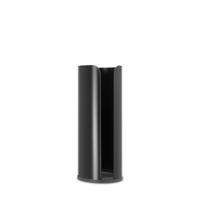 Zasobnik na papier toaletowy Renew Czarny Mat - Brabantia