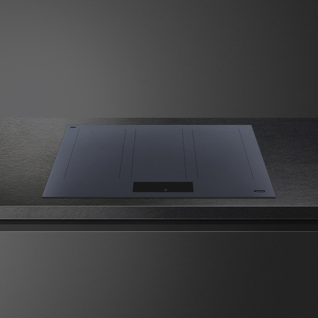 Smeg - Płyta Indukcyjna, 80 Cm, Linea, Ng Linea Sim1864dg Neptune Grey