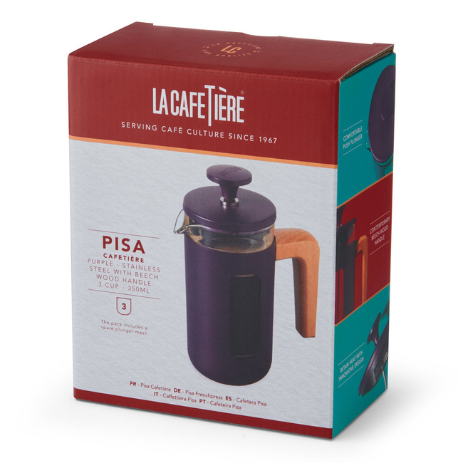 French Press Pisa 0,35 L Purple La Cafetière