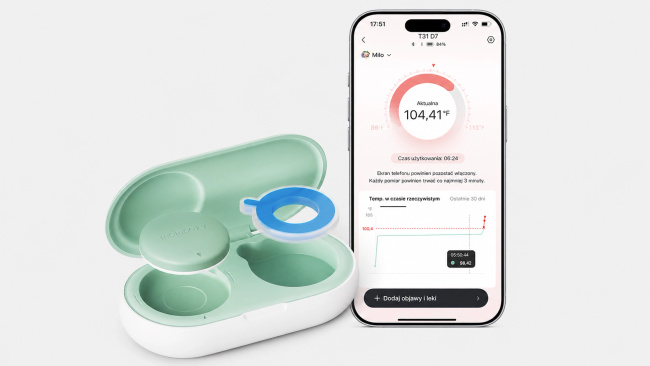 Momcozy T31 Smart Baby Thermometer Inteligentny termometr dla dzieci do pomiaru temperatury ciała
