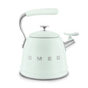 Smeg - Czajnik z gwizdkiem, pastelowa zieleń 50's style WKF01PG.
