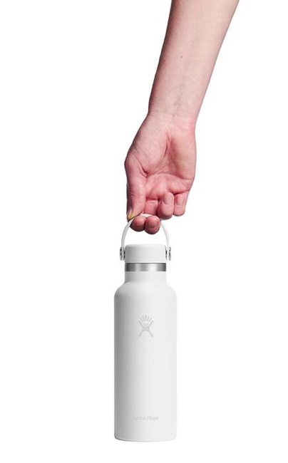 Butelka termiczna Hydro Flask Standard Mouth 18 oz (532 ml) z nakrętką Flex Cap, biała