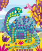 Zestaw kreatywny Mozaika Dinozaury 4+ - Janod