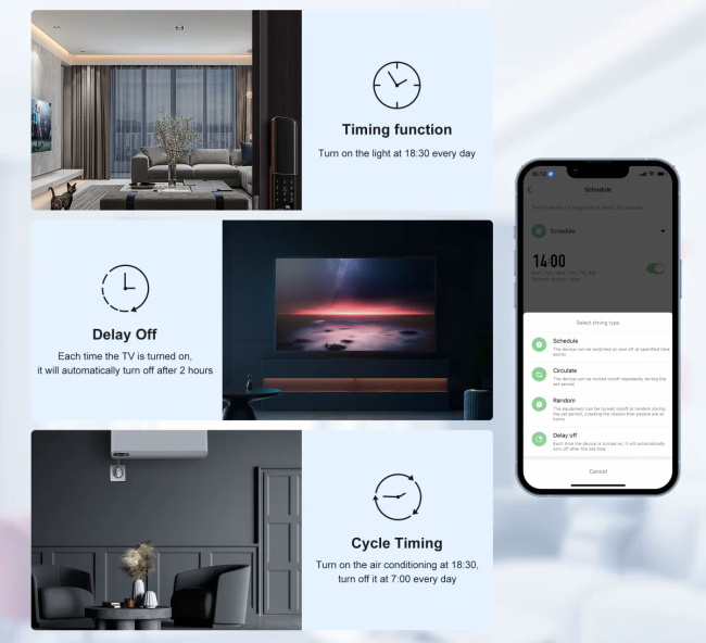 EXTRALINK Smartlife Smart Socket SC Pro 3680W Zigbee Homekit Tuya Inteligentne gniazdko zarządzanie energią