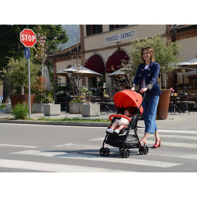 Wózek spacerowy Foppapedretti Piuleggero Fantasy Red – czerwony