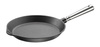 Professional Patelnia płytka ze stalową rączką - 24 cm, Czarny - Skeppshult