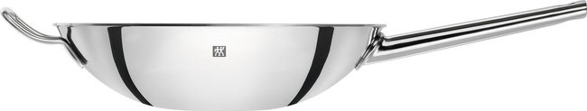 Wok ZWILLING Plus 32 cm z ceramiczną powłoką CERAFORCE Ultra i szklaną pokrywą