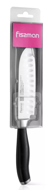 Nóż Santoku Fissman Elegance 13 cm, stal X50CrMoV15, rękojeść ABS