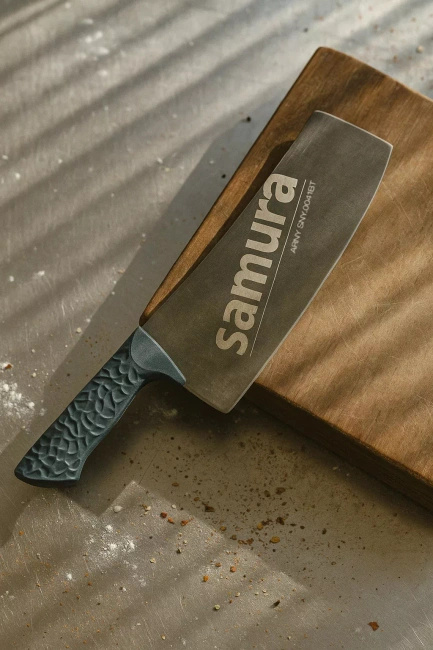 Samura Arny Chiński Tasak Kuchenny Stonewash Ostrze 20.9 cm