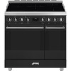 Smeg - Kuchnia wolnostojąca Symfonia C92Ipmb2 Czarny mat