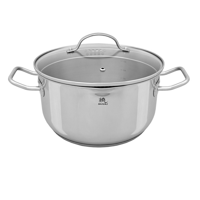 Shiori - Steel Series Pro 316 Garnek Indukcja 24 Cm (5,5 L)
