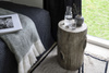 Stołek z cementu Villa Collection Knast, offwhite