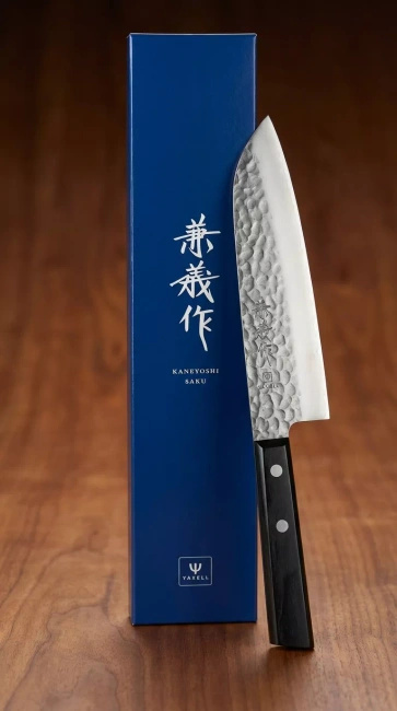 Nóż Santoku Yaxell Kaneyoshi-saku YK-30613, 16,5 cm, stal VG-10