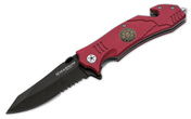 Nóż ratowniczy Boker Magnum Fire Fighter z przecinakiem pasów i zbijakiem szyb