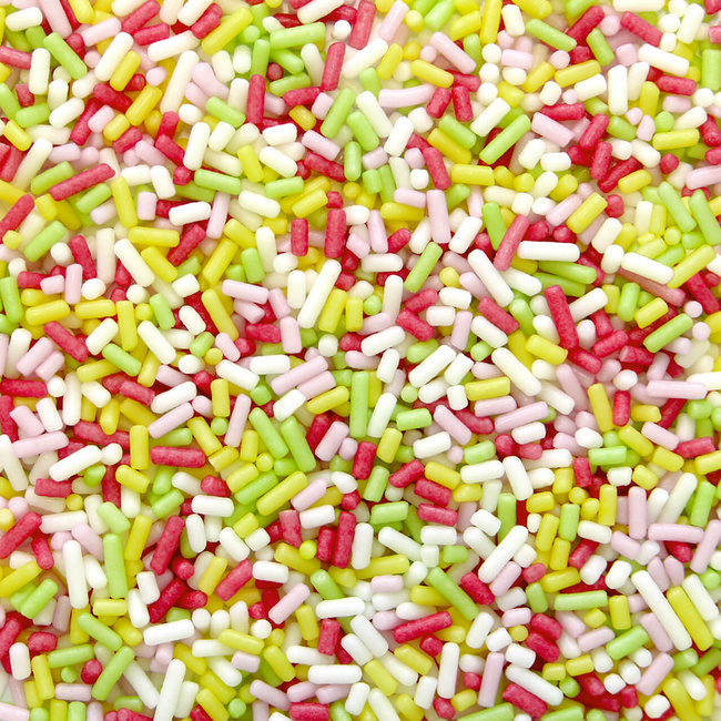 Wielokolorowa dekoracyjna posypka cukrowa 80 g - Pme