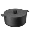 Noir Garnek żeliwny z pokrywą - 5 ltr, Czarny - Skeppshult