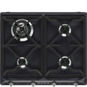 Smeg - Płyta gazowa, 60 cm, Victoria, czarny Sr964ngh Victoria