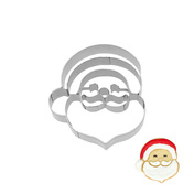 Wykrojnik Birkmann Głowa Św. Mikołaja 6 cm