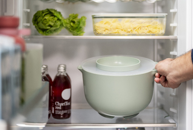 Miska do miksowania z pokrywą odporną na rozchlapywanie Chef It 3000 ml Nordic sage 102306094700