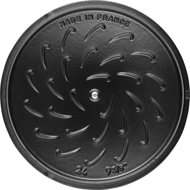 Garnek żeliwny okrągły snowflake 3.6 ltr, truflowy - Staub