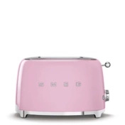 Smeg - Toster, dwie kromki, pastelowy róż 50's style TsF01Pkeu pastelowy róż.