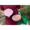Miska na sałatkę Brabantia Make & Take 1,3 l z pojemnikiem na dressing, Lilac Pink