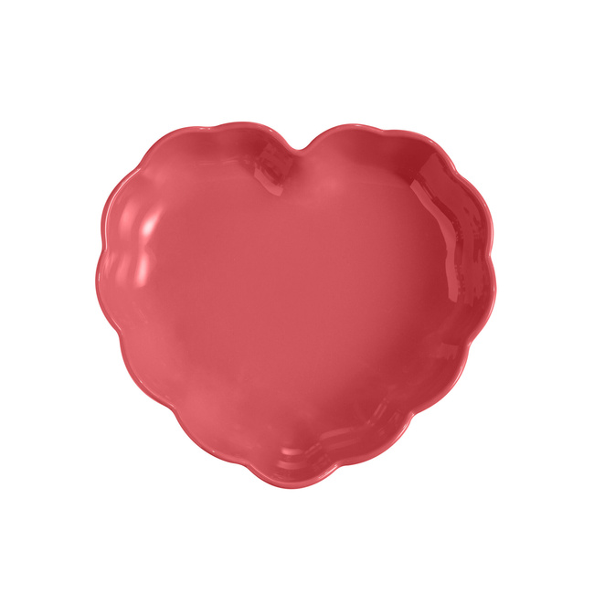 Naczynie do zapiekania w kształcie serca wykonane z ceramiki różowe Emile Henry