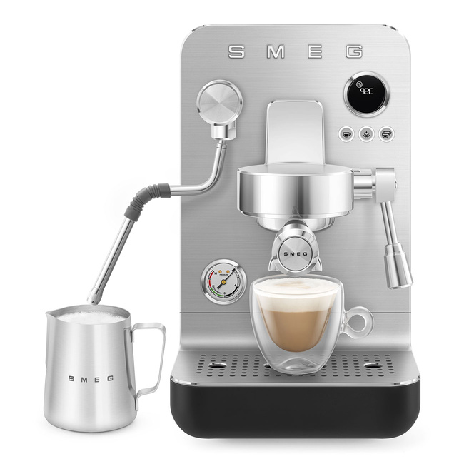 Smeg - Ekspres do kawy, kolbowy Emc02blmeu Ekspresy do kawy, kolbowe, Minipro