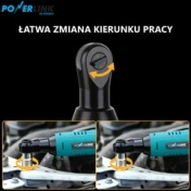 Extralink Powerlink | Klucz Udarowy | akumulatorowy, bezszczotkowy, grzechotka, 2x akumulator