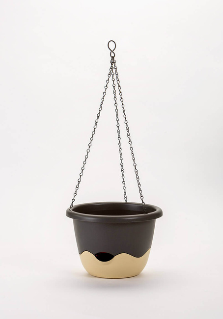Plastia Mareta Donica Samonawadniająca Okrągła 30 Cm - Szarobrązowo-Beżowy