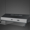 Smeg - Okap kuchenny, 60 cm KSEC61GRE3 UNIVERSAL - GREY